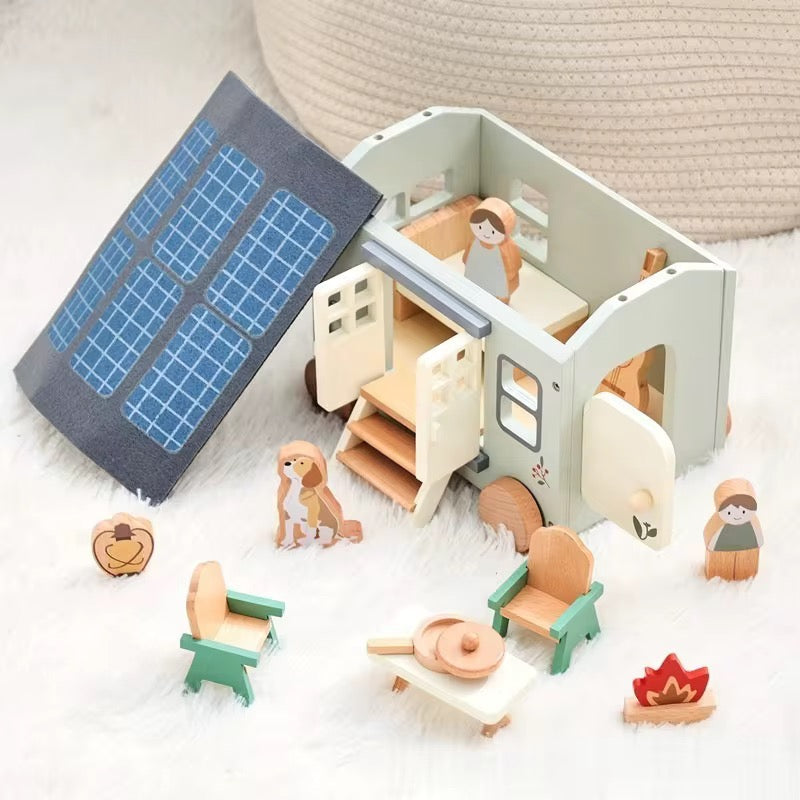 Montessori Holzspielset für fantasievolle Rollenspiele