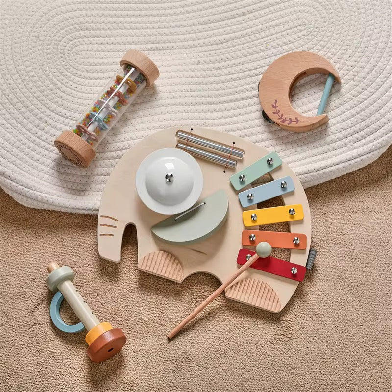 Xylophon-Holzinstrument Set für Kinder