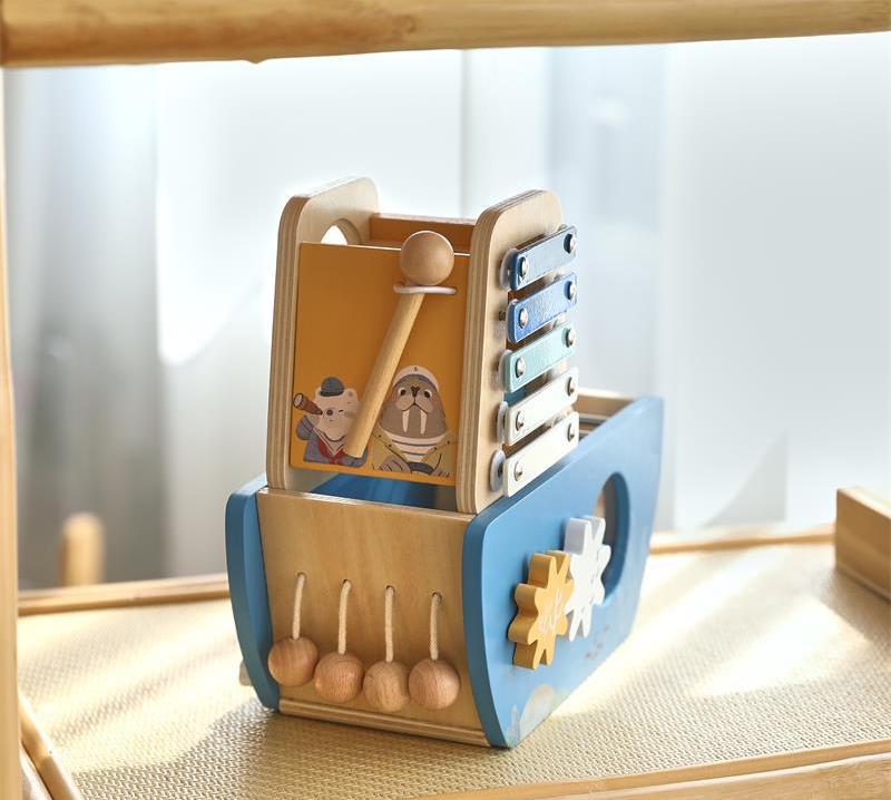 Schiff-Holzspielzeug Musikinstrument