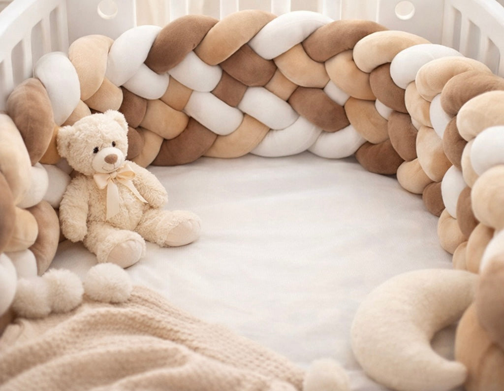 Geflochtene Bettschlange XL 3 Meter