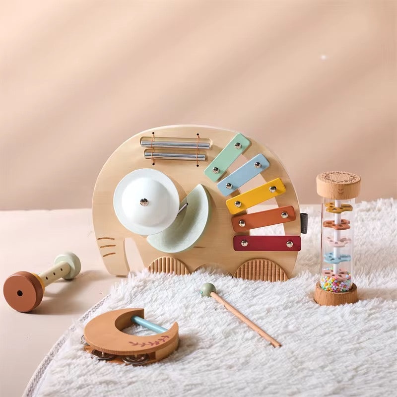 Xylophon-Holzinstrument Set für Kinder