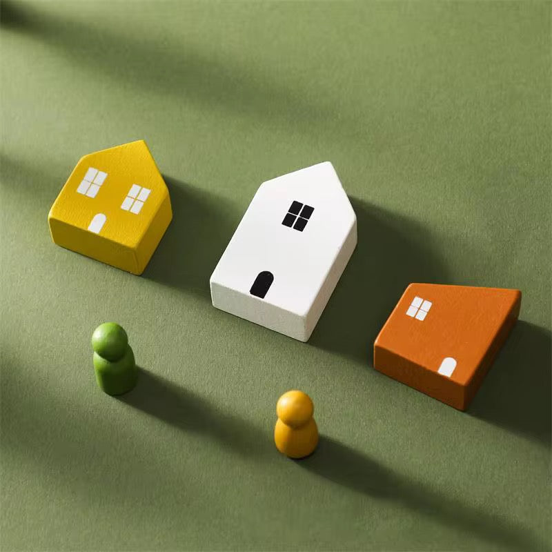 Montessori Spielwelt aus Holz für fantasievolles Spielen 🏡🌳