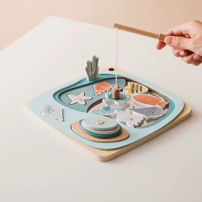 Montessori Angelspiel aus Holz