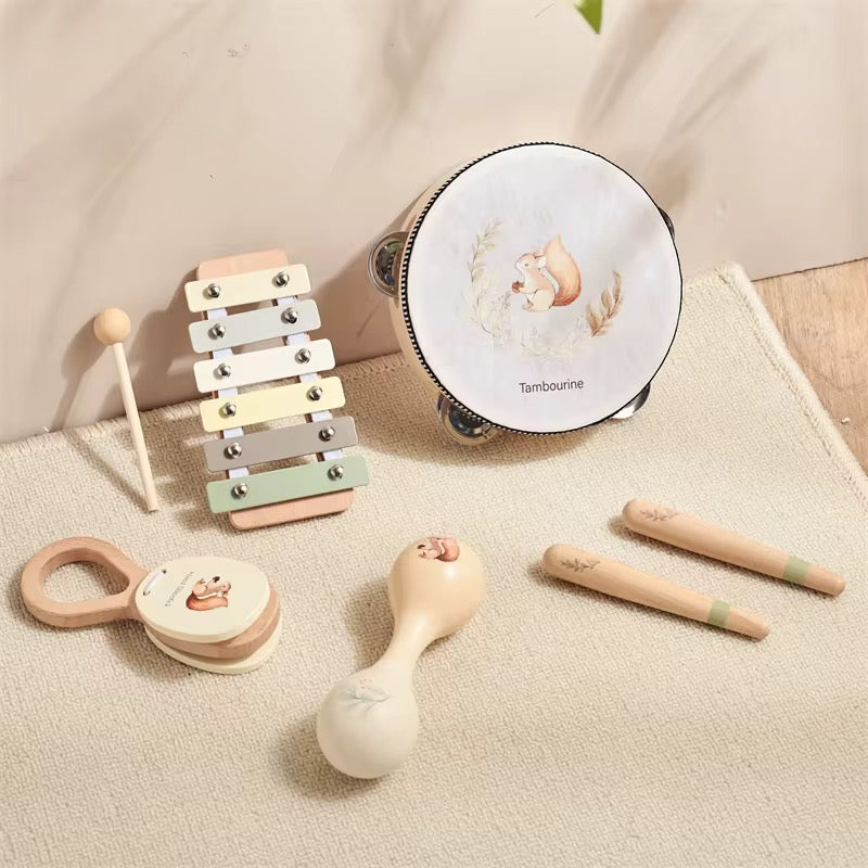 Montessori Holz-Musikset für Kinder