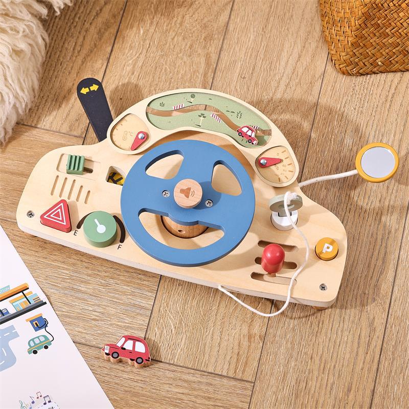 Montessori Auto-Holzspiel