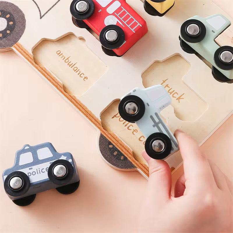 Auto-Steckpuzzle