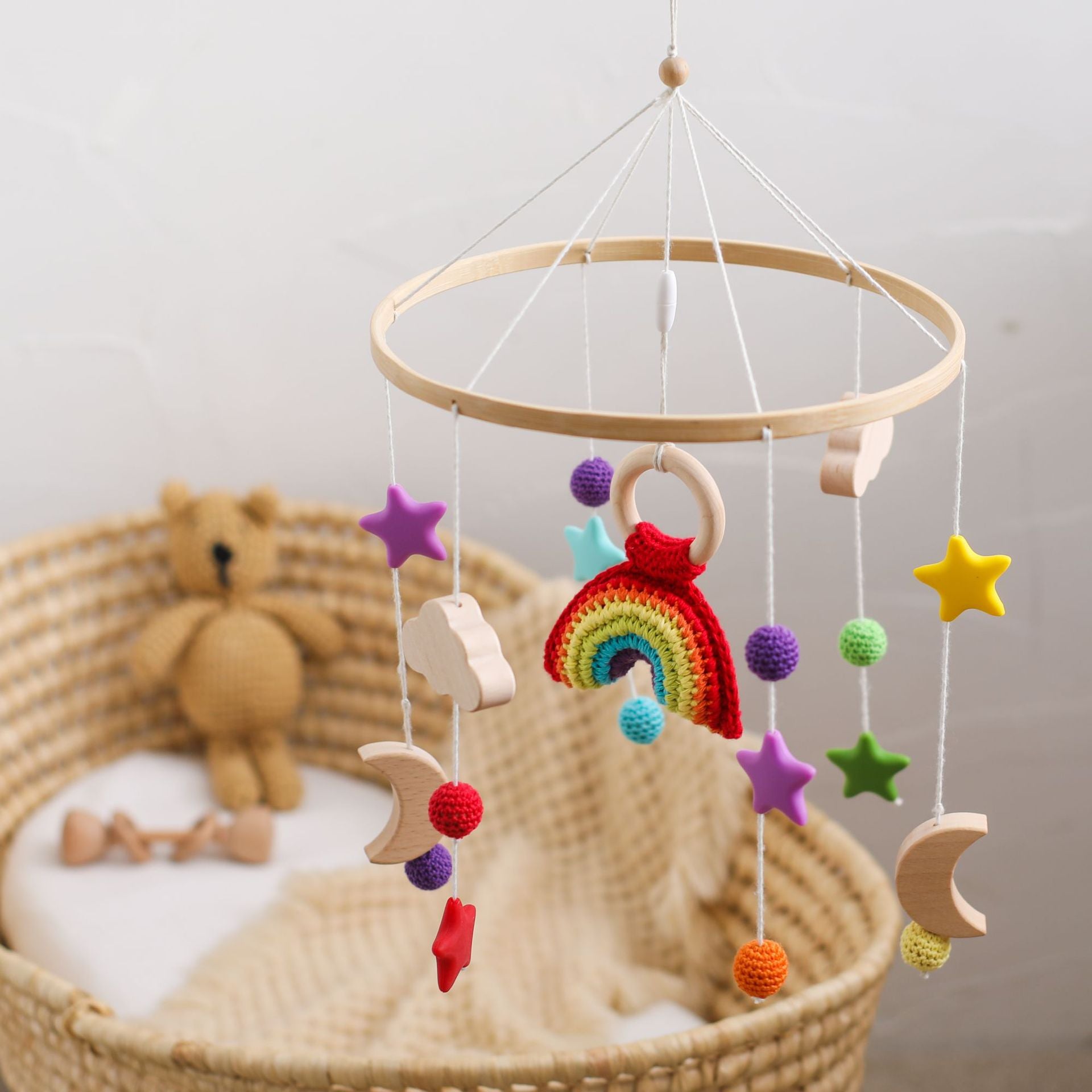 Regenbogenzauber Babymobile