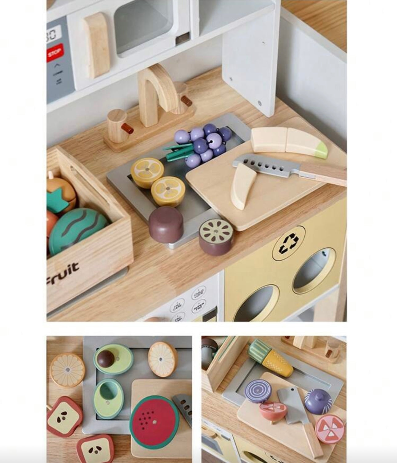 Montessori Holz-Küchenset