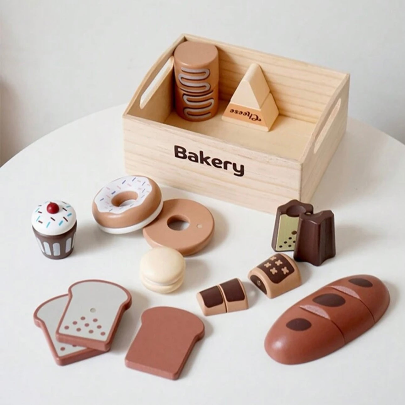 Montessori Bäckerei-Set aus Holz