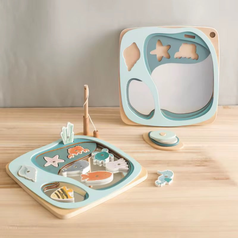 Montessori Angelspiel aus Holz
