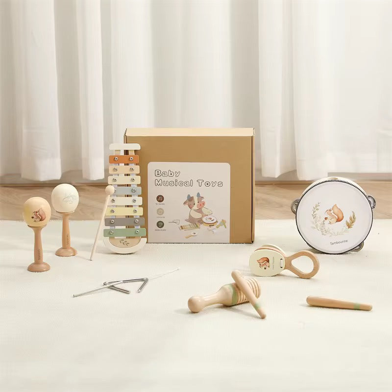 Montessori Musikset für Kinder aus Holz