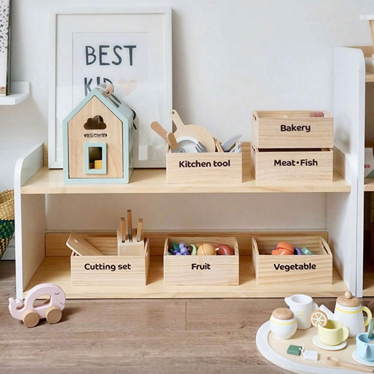 Montessori Holz-Küchenset
