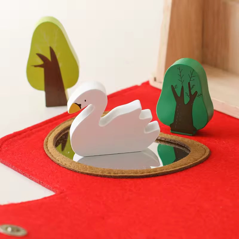 Bauernhof Holzspiel für Kinder