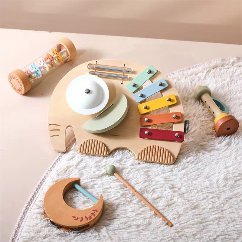 Xylophon-Holzinstrument Set für Kinder