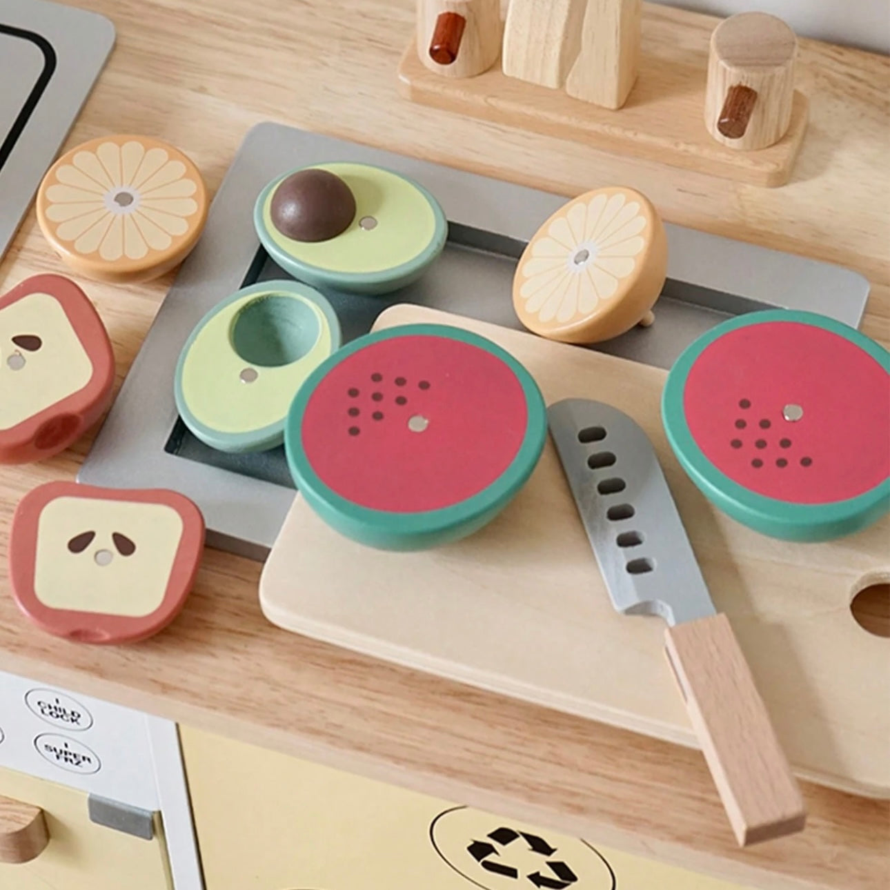 Montessori Holz-Küchenset