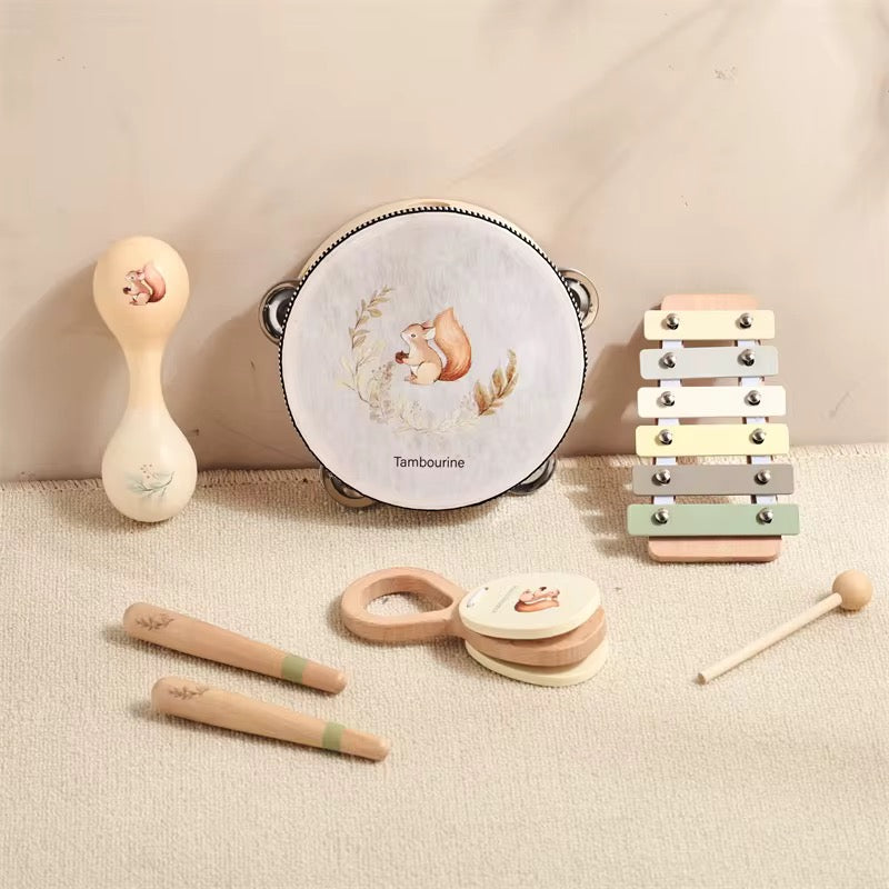 Montessori Holz-Musikset für Kinder