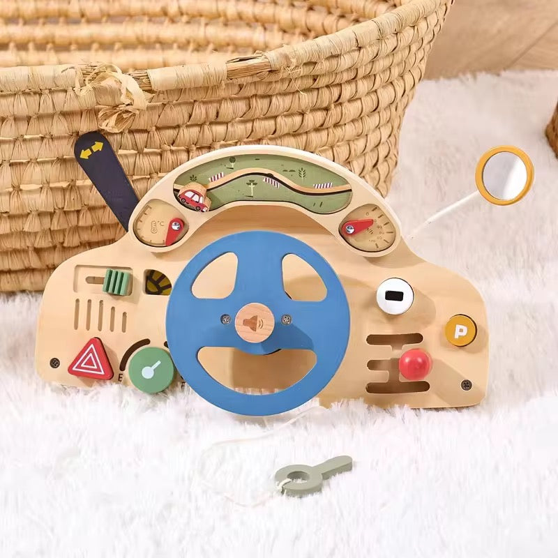 Montessori Auto-Holzspiel
