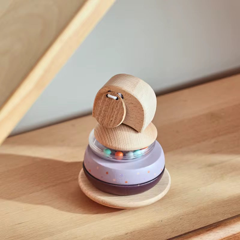 Elefanten Stapelturm für Babys aus Holz