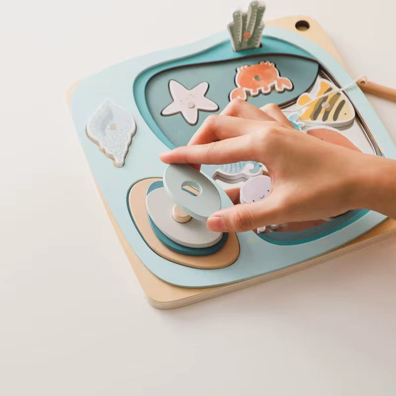Montessori Angelspiel aus Holz