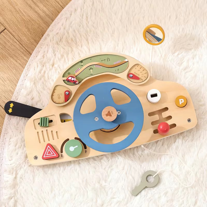 Montessori Auto-Holzspiel