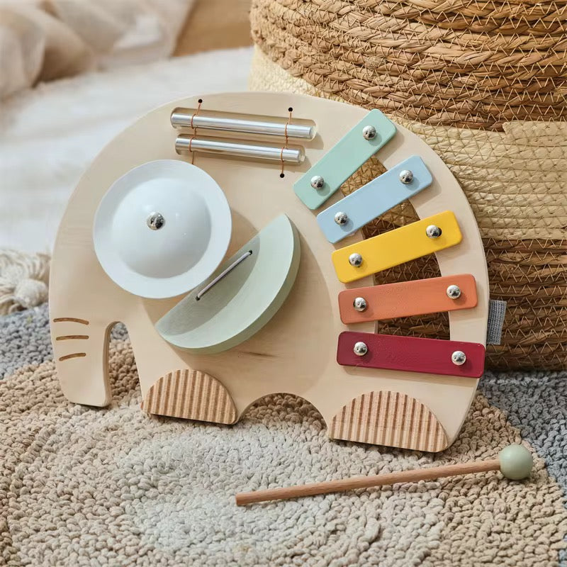 Xylophon-Holzinstrument Set für Kinder