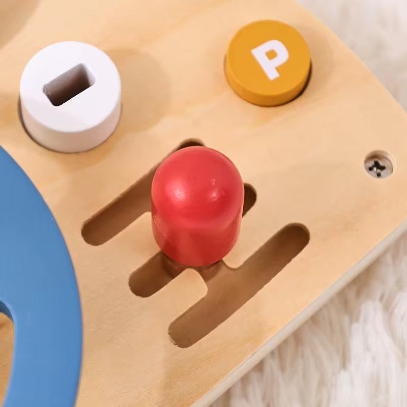 Montessori Auto-Holzspiel