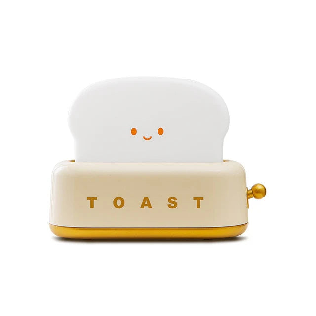 Toast-Nachttischlampe