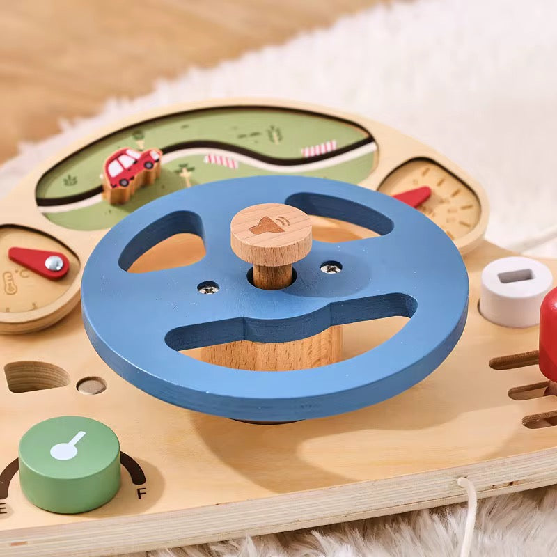 Montessori Auto-Holzspiel